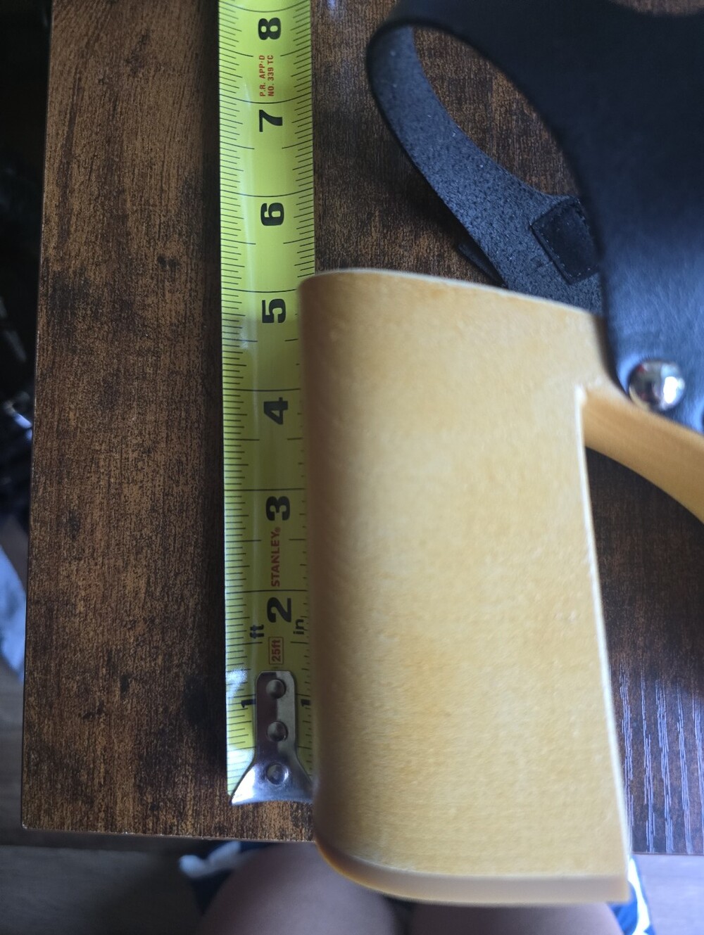 Stylish Black and Tan Wedge Sandals - Picture 12 of 13